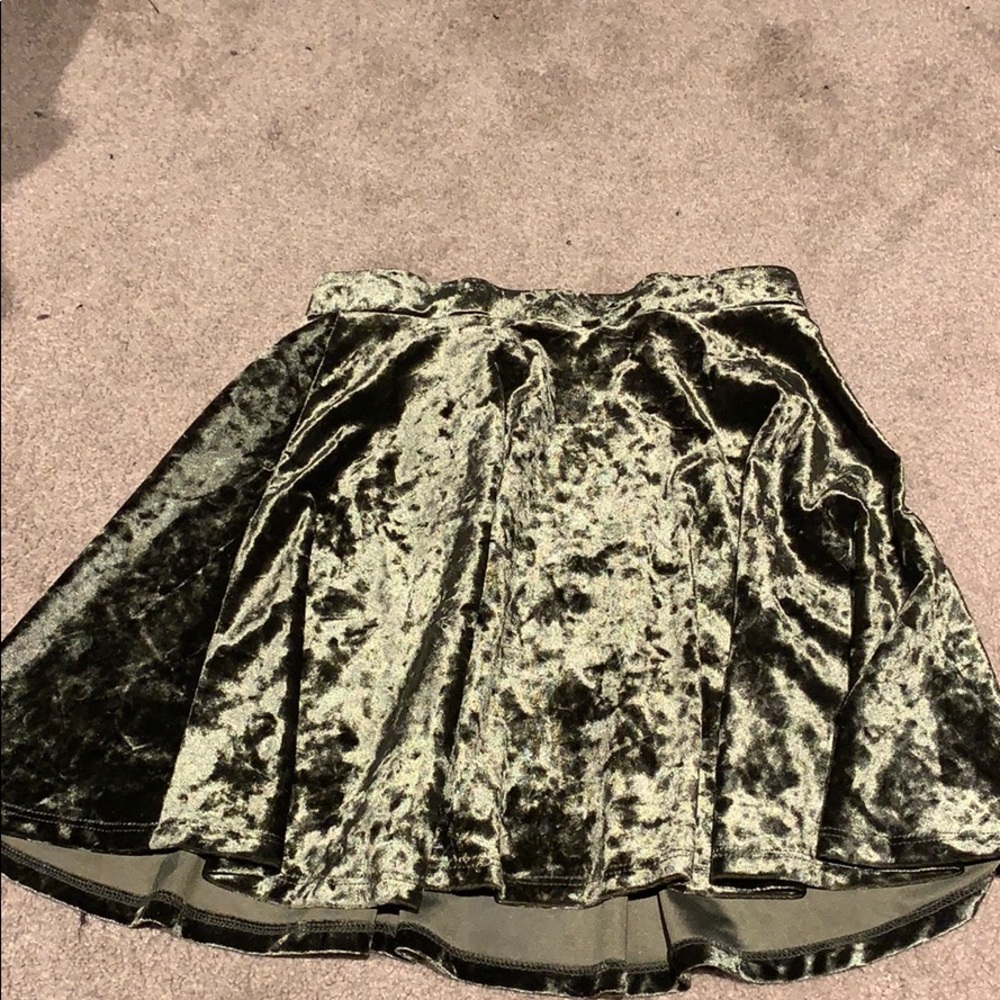 I am selling a cute velvet skirt.